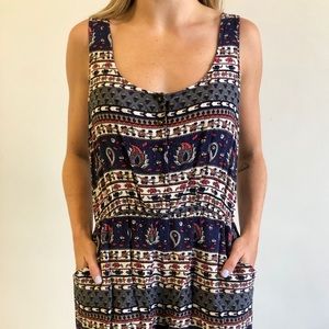 Patterned Romper